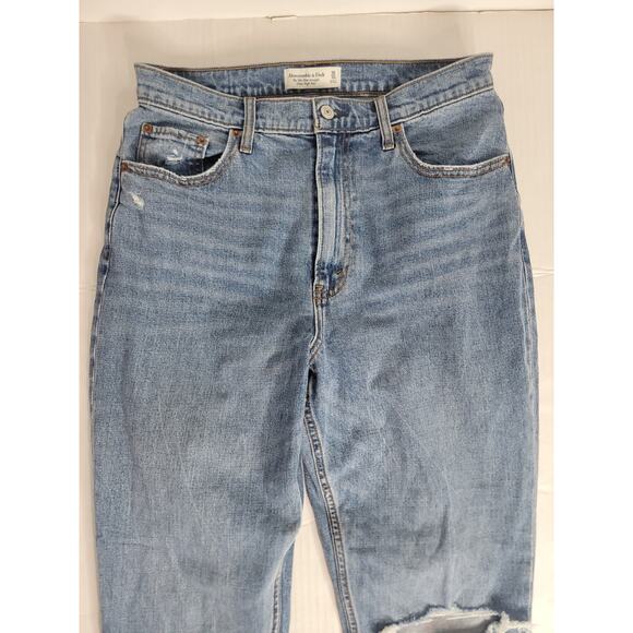 Abercrombie & Fitch Jeans Womens 30 Curve Love 90s Slim Straight Ultra High Rise - Picture 9 of 9